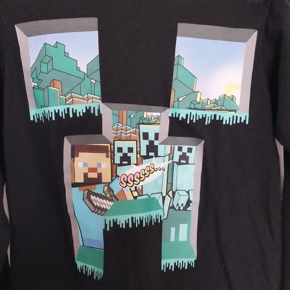 Minecraft Boys Long Sleeve Shirt - Picture 4 of 7